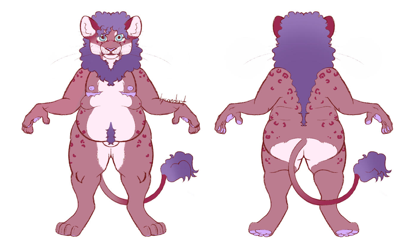 Sketched ref sheet