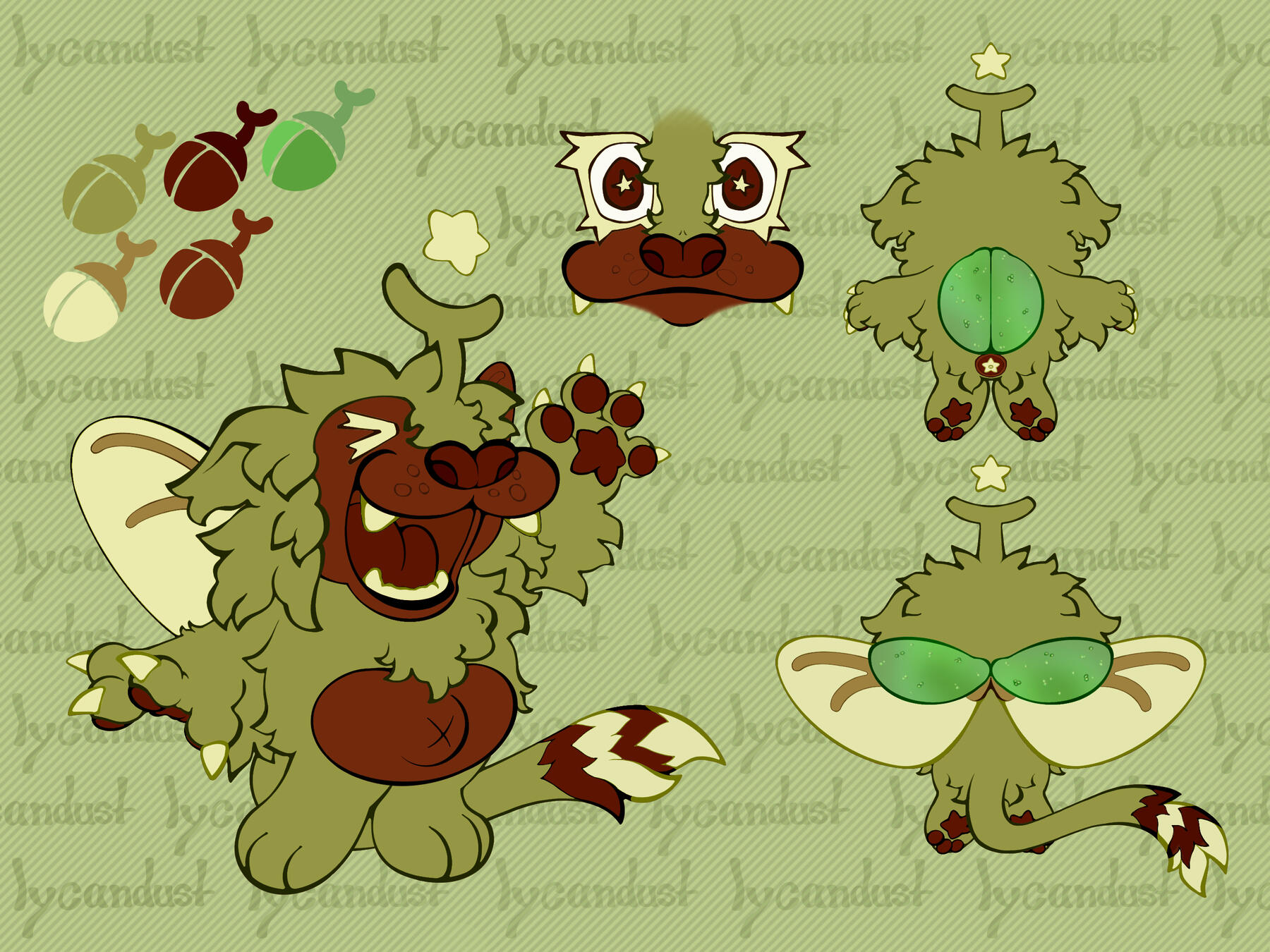 Lined ref sheet